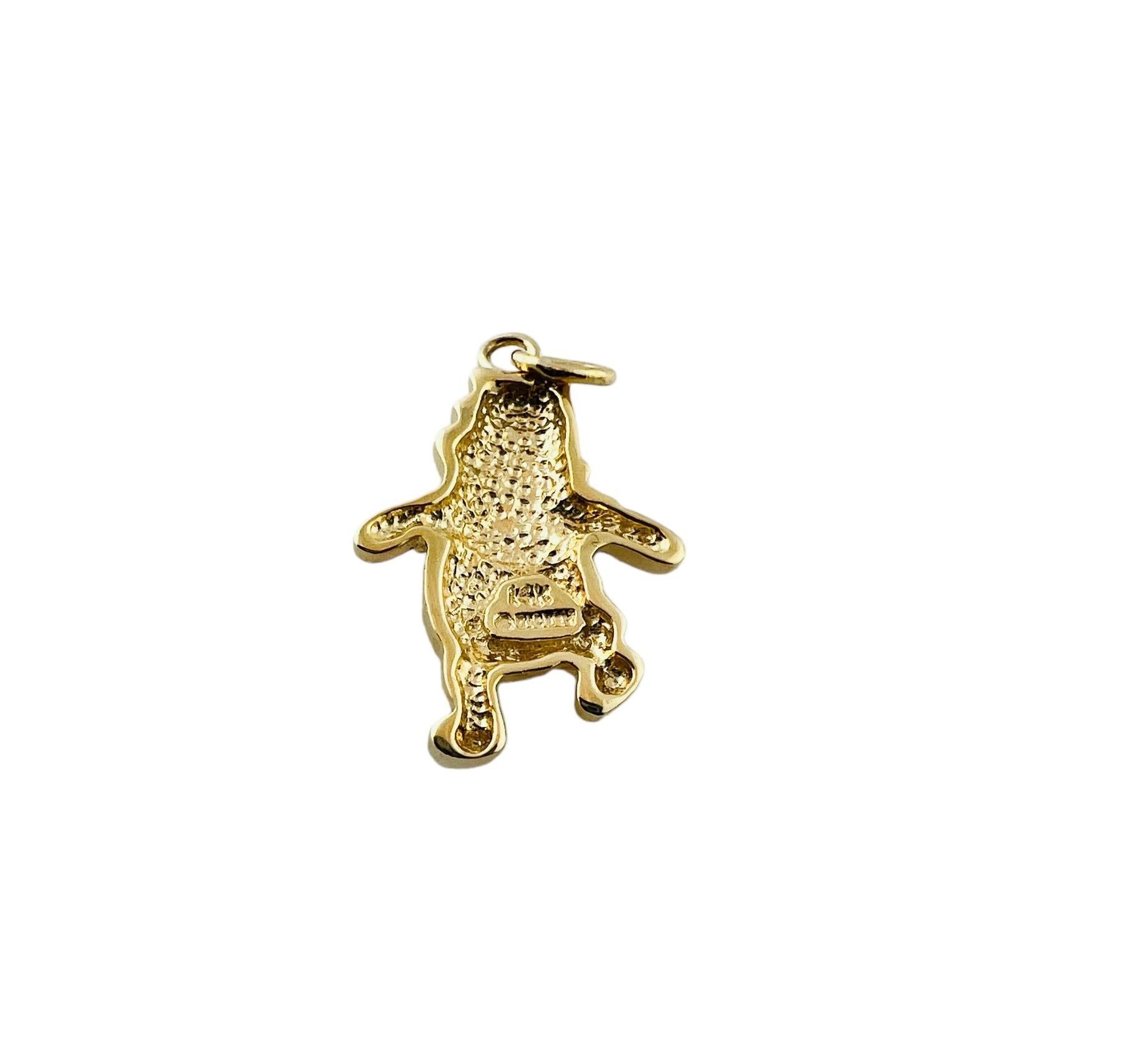 winnie the pooh pendant gold