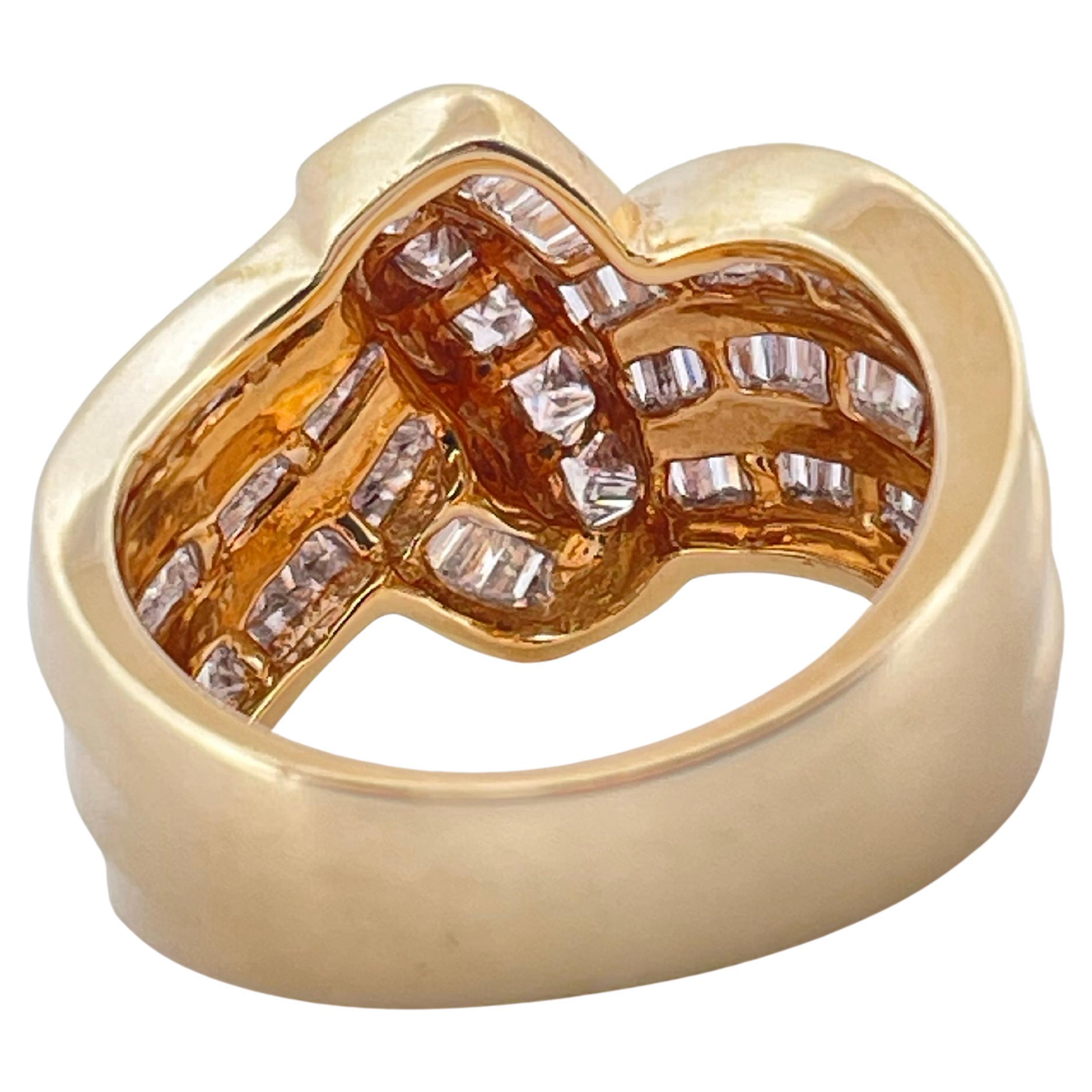 Bague en or jaune 14k avec un diamant de 2.00ctw en vente 2