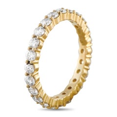 14K Gelbgold 2,04ct Diamant Eternity Band Ring MF23-043026
