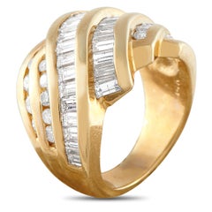 14K Yellow Gold 2.21ct Diamond Ring MF36-031726