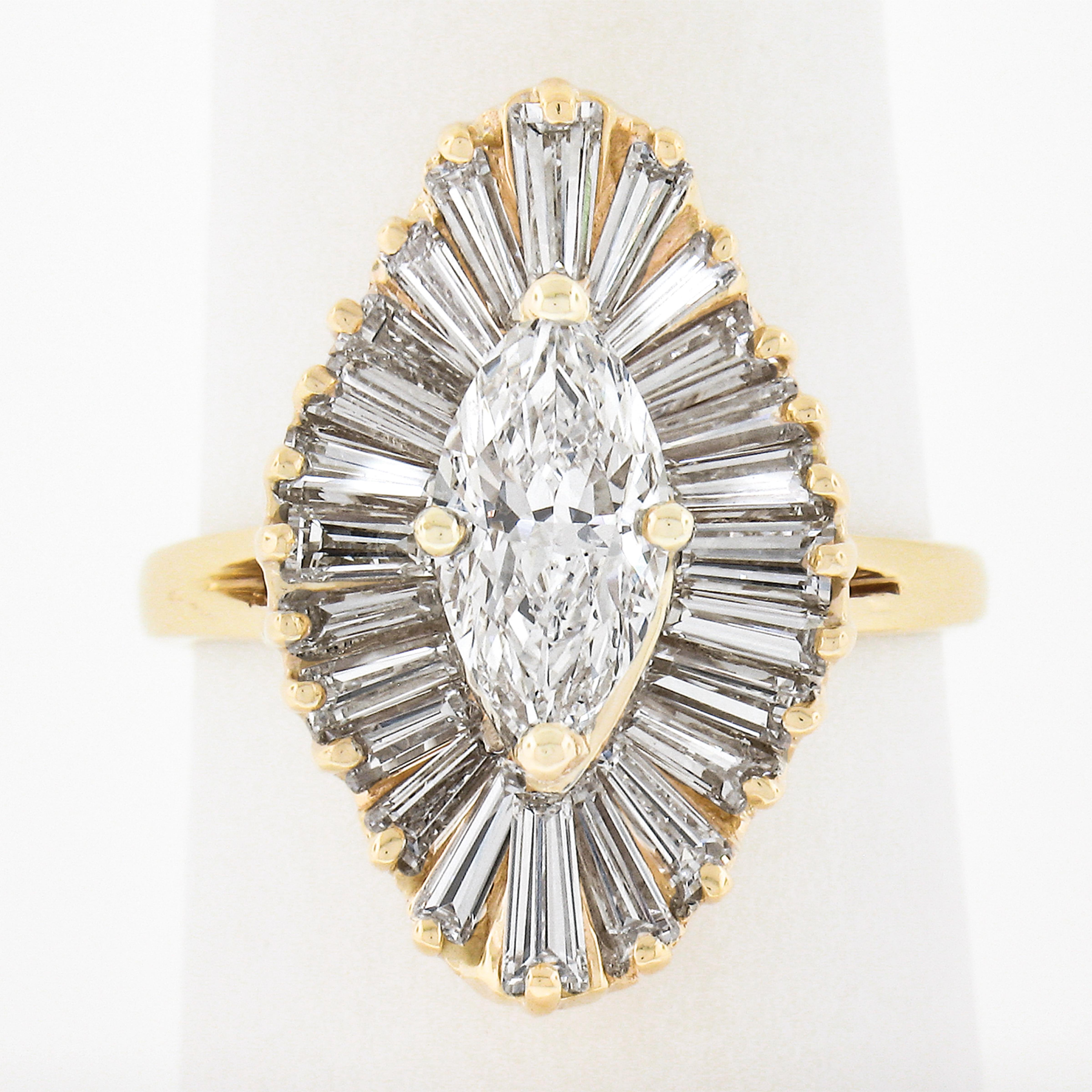 marquise ballerina ring