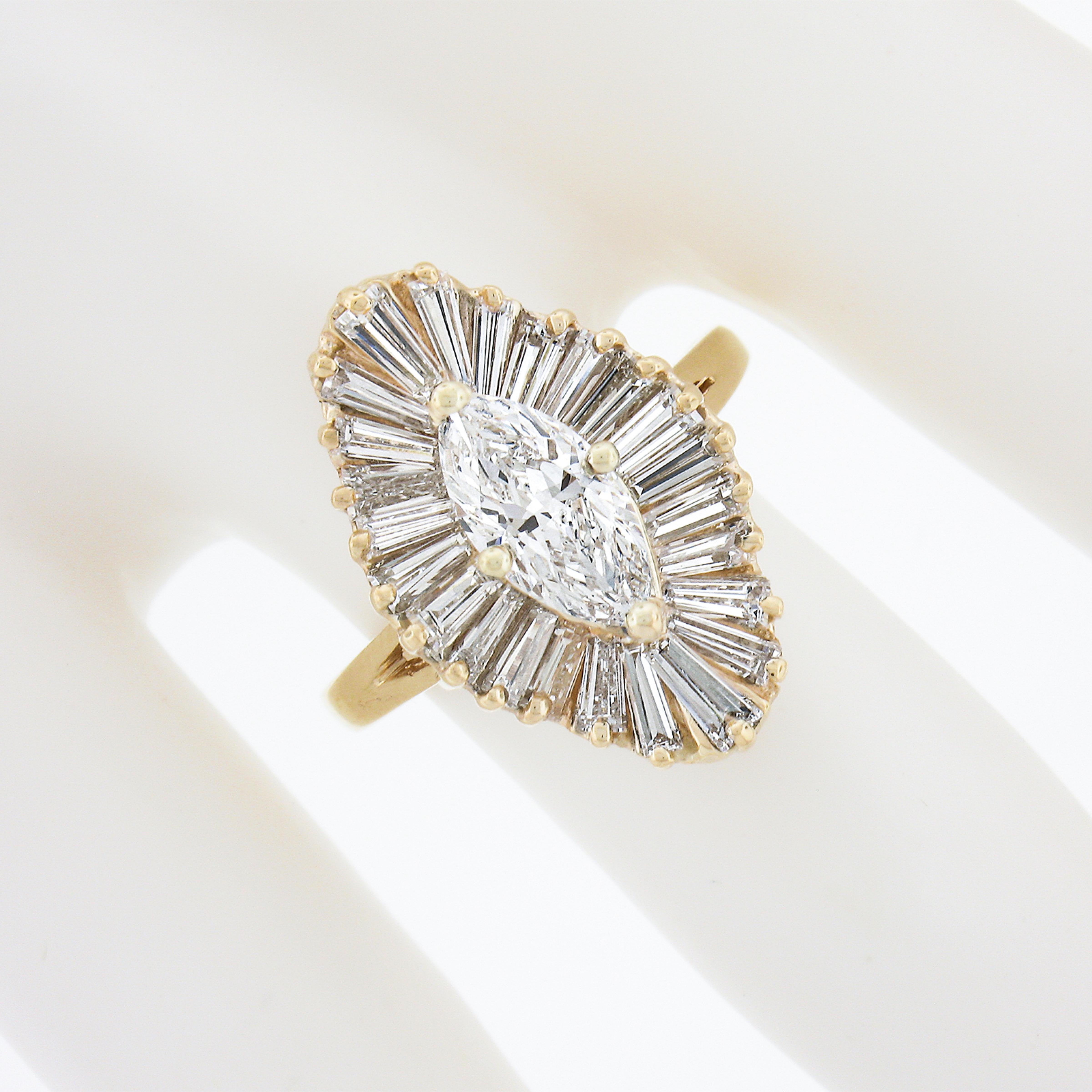 marquise baguette ring