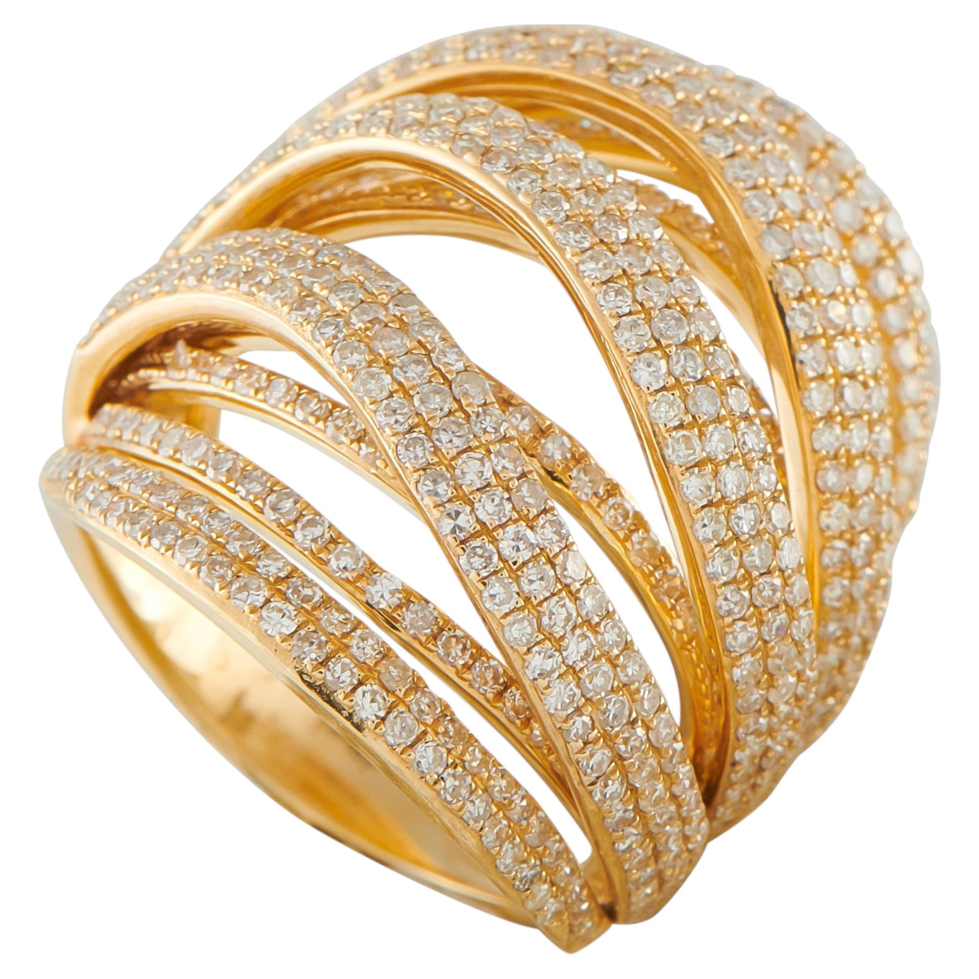 14K Yellow Gold 2.50ct Diamond Ring MF10-022326