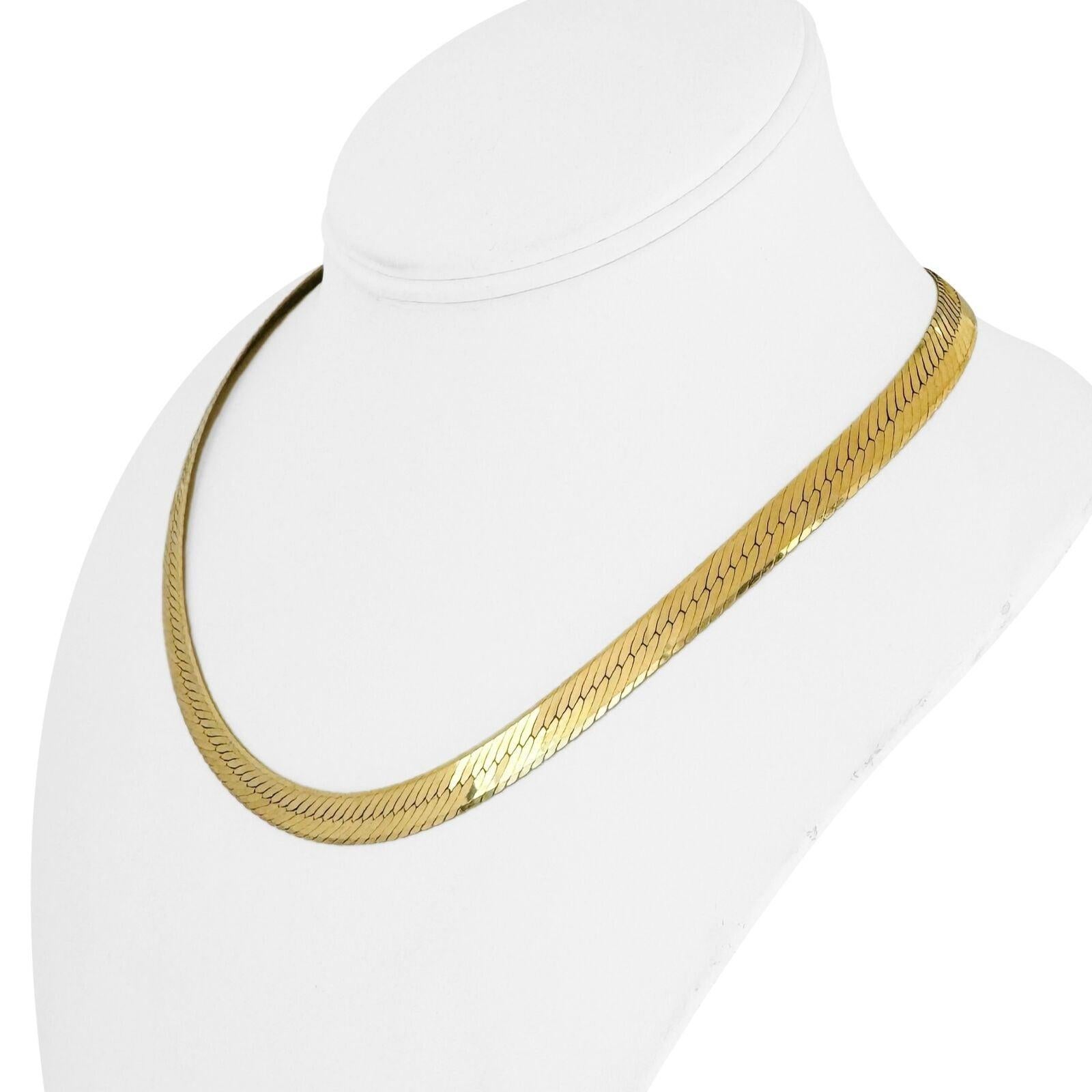 Bedingung:  Ausgezeichneter Condit, professionell gereinigt und poliert
Metall:  14k Gold (markiert und professionell getestet)
Gewicht:  25g
Länge:  18 Zoll
Breite:  7.5mm
Schließung:  Hummerschere
Markierungen:  