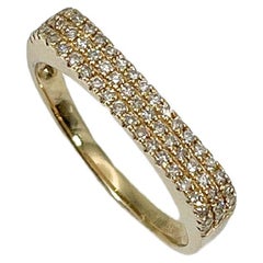 14K Yellow Gold .26CTW Diamond Fashion Ring