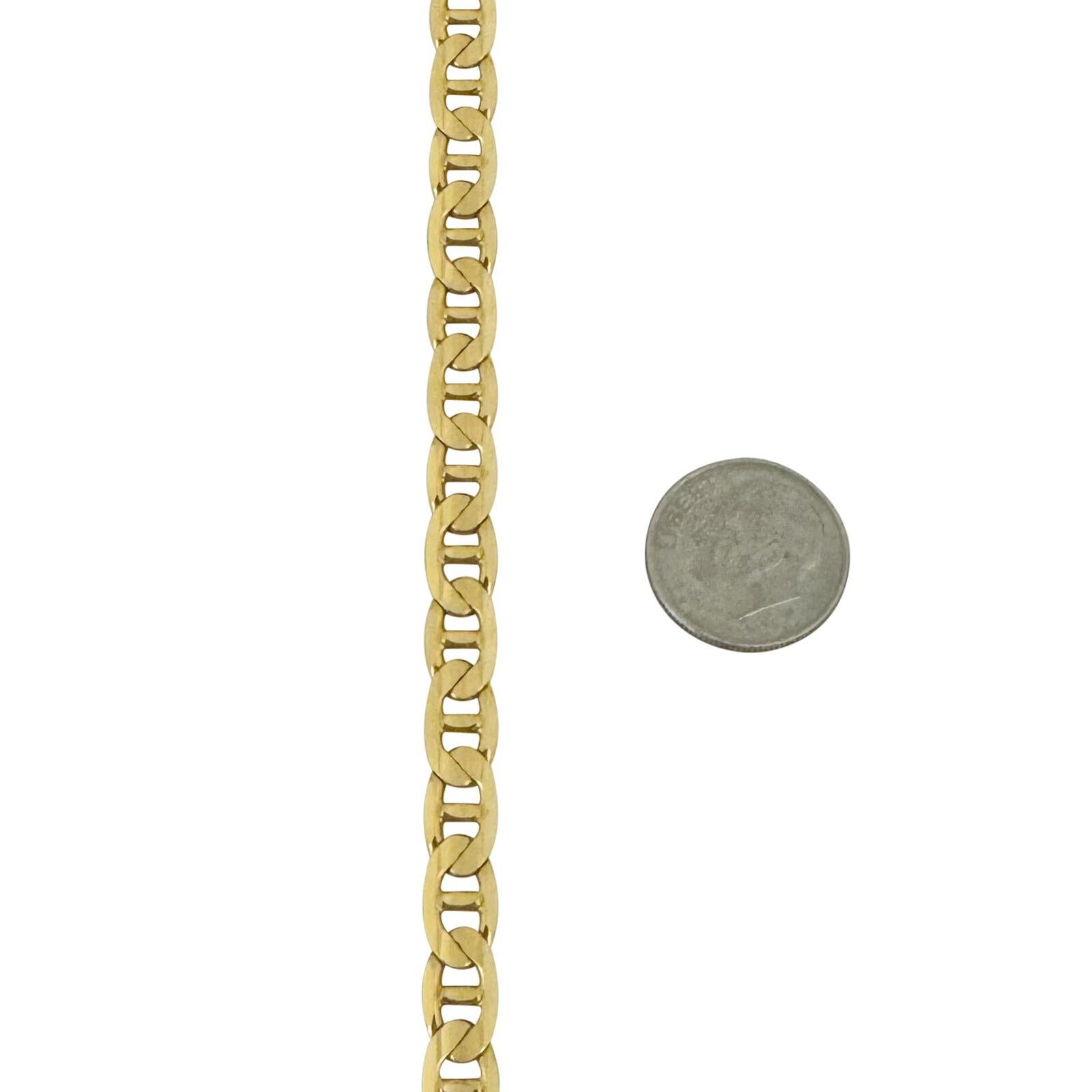 14k Gelbgold 27,7g massive Mariner Gucci Gliederkette Halskette Italien 1