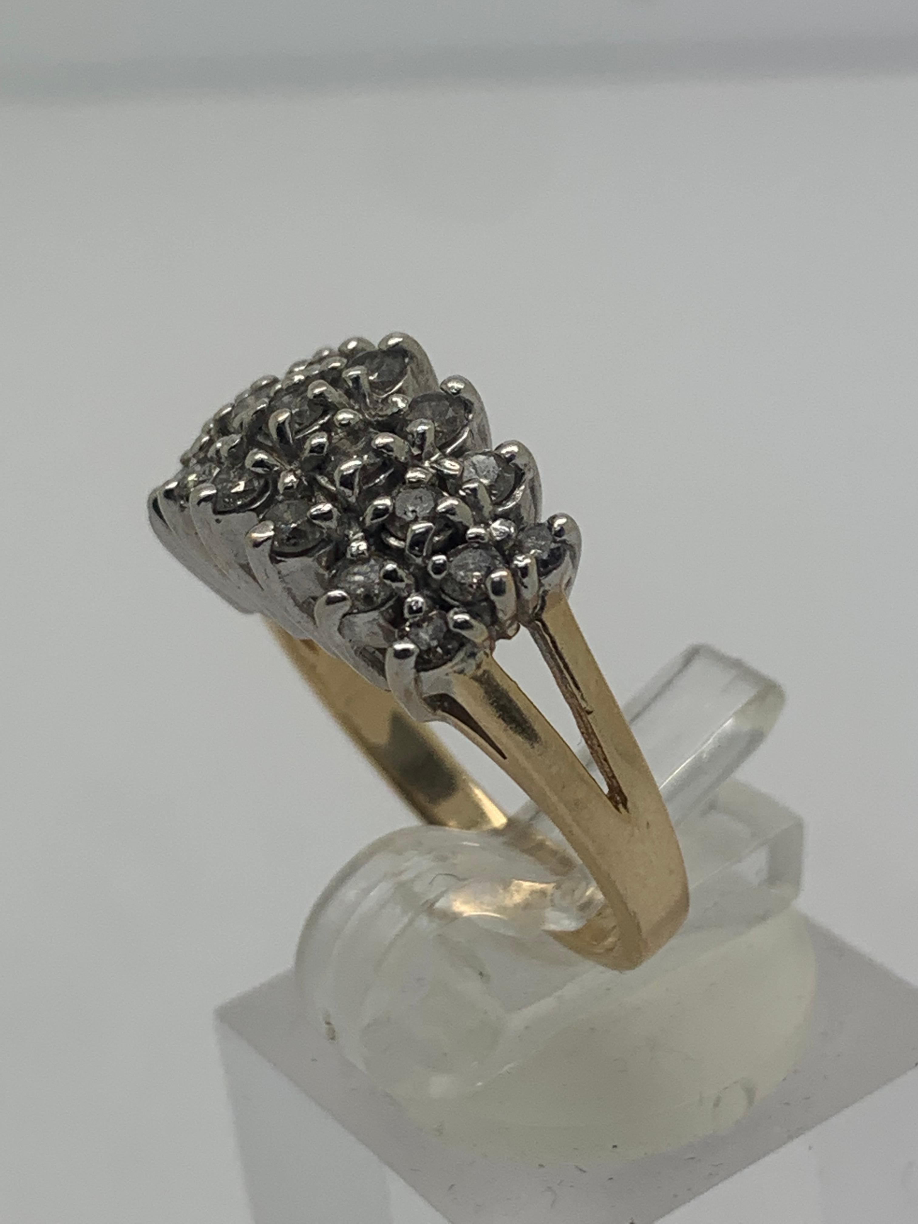 Up for sale:

This absolutely stunning solid 14k Yellow Gold 2cttw Size 7 cocktail ring. This ring is featuring 2cttw in natural diamonds; G color; SI1 clarity; very good cut--Amazing life and brilliance!

These diamonds HAVE NOT been clarity or