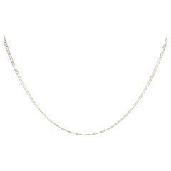 14K Yellow Gold 2mm Anchor Chain Necklace