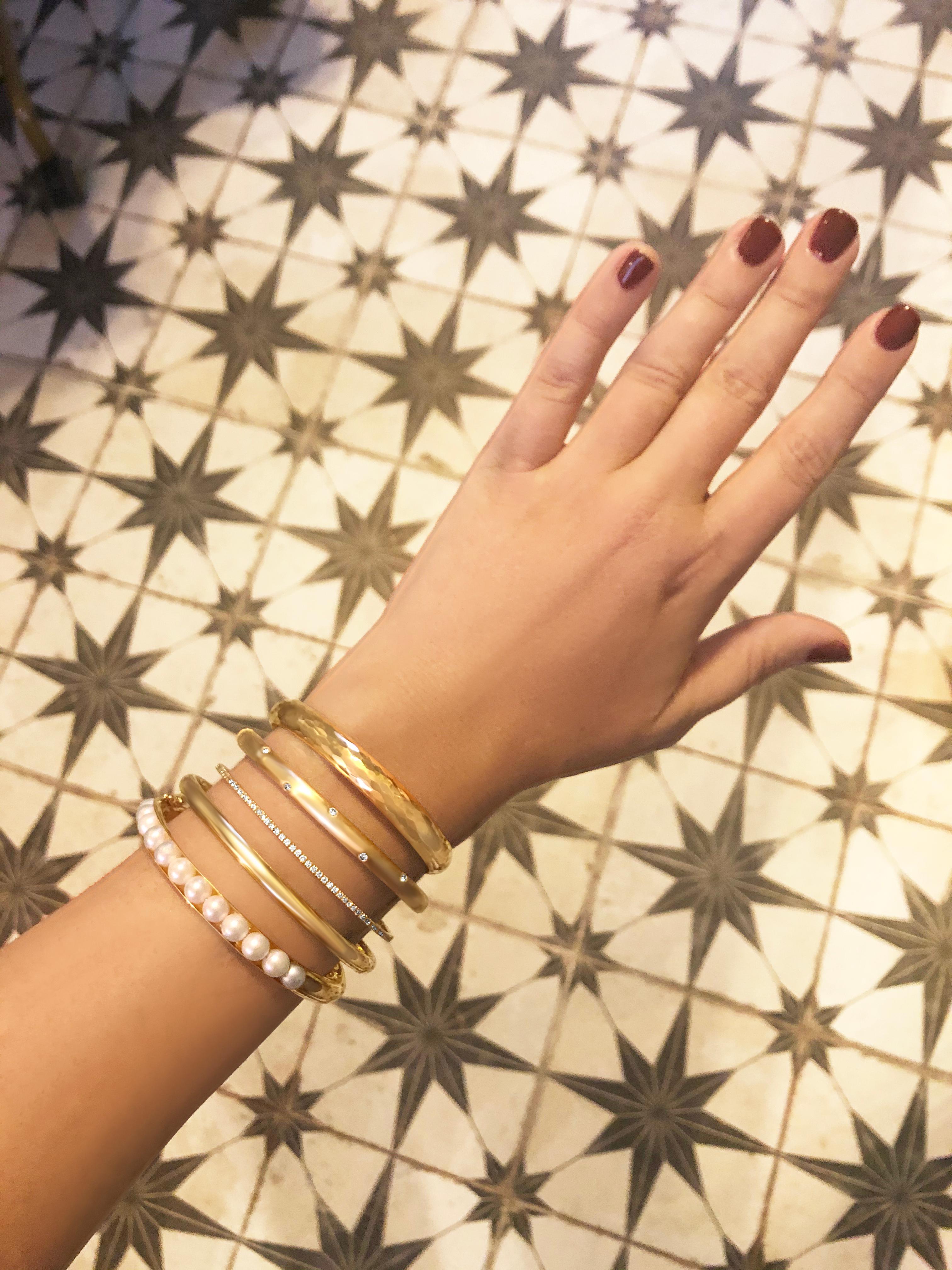 14k gold bracelet with diamonds