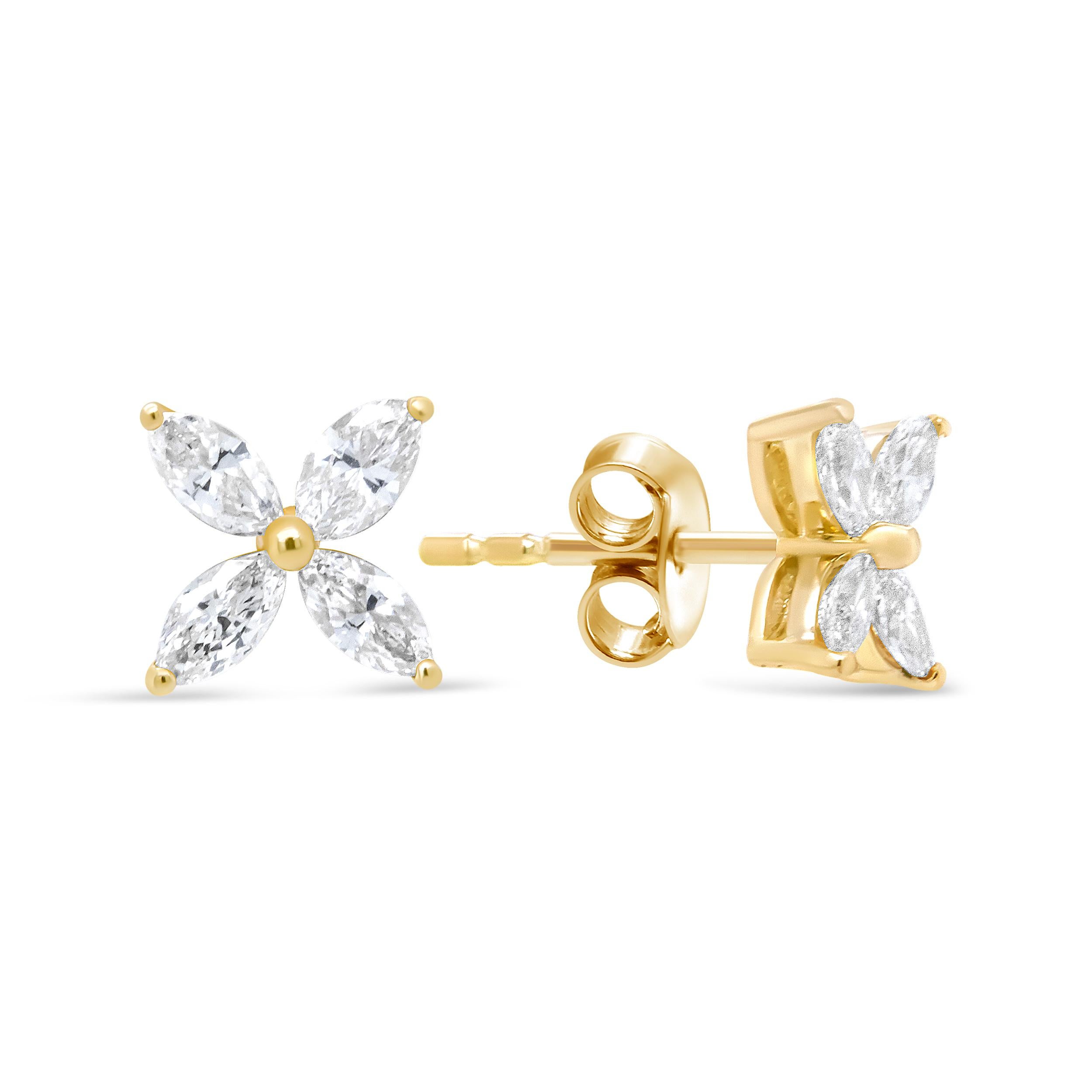 8 stone diamond earrings