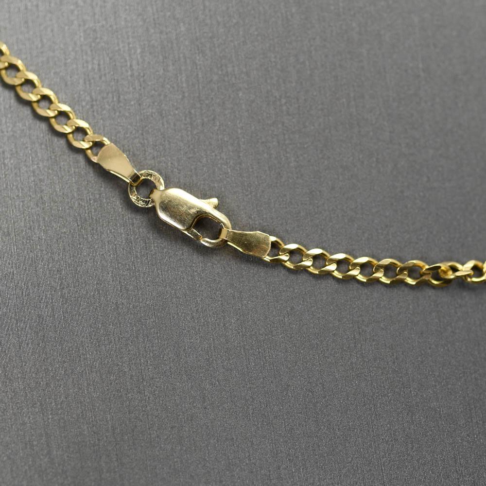 Women's 14K Yellow Gold Curb Link Chain 7.8g