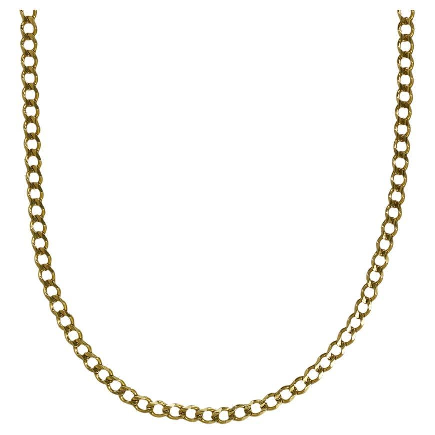 14K Yellow Gold Curb Link Chain 7.8g