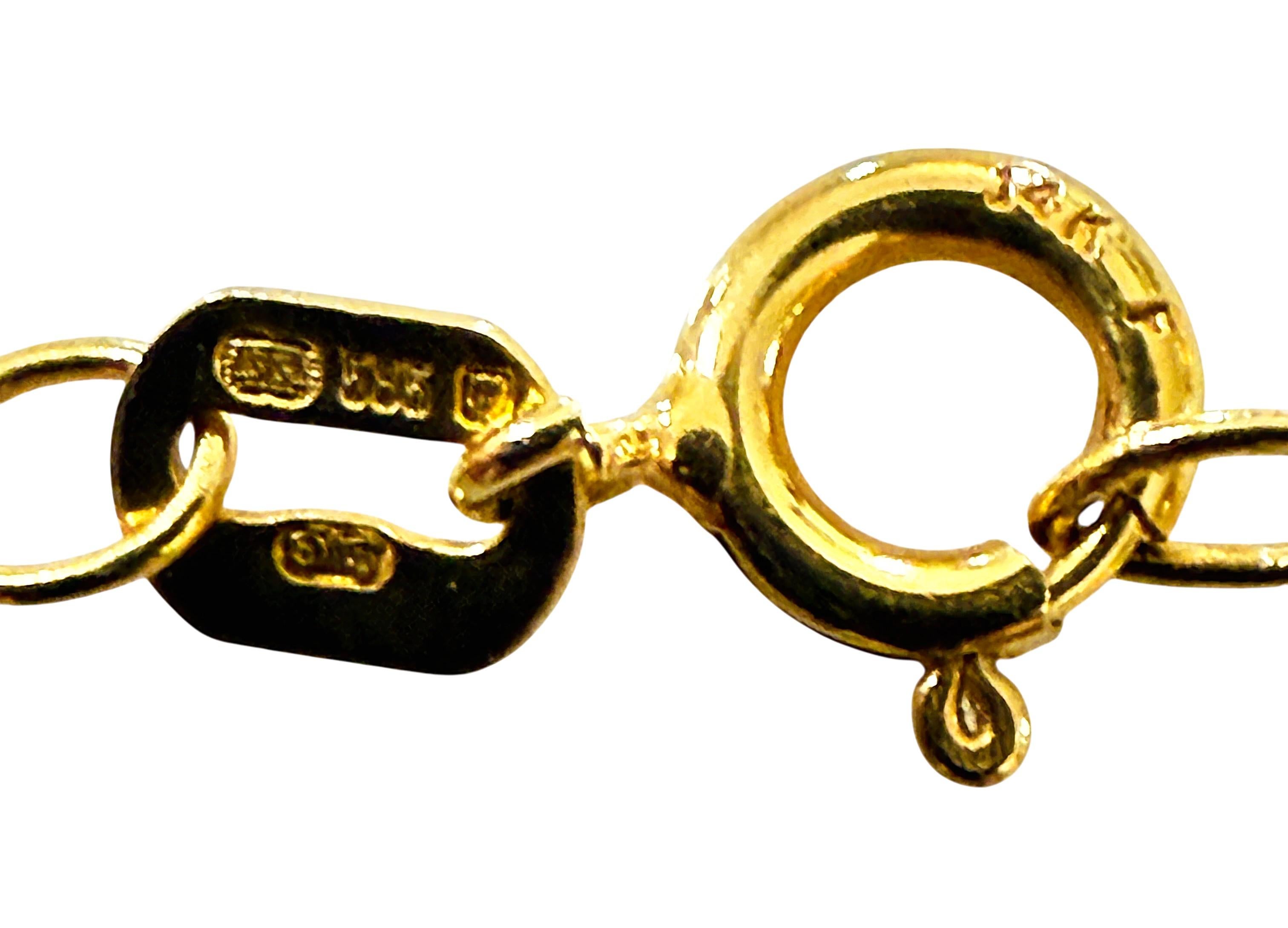 Collier LeVian en or jaune 14K avec perles de chocolat et diamants de 0,33 carat en vente 3