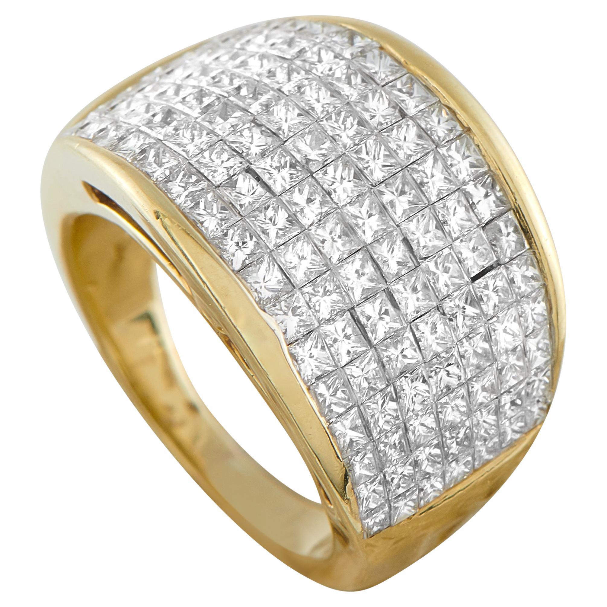 14K Yellow Gold 3.36ct Diamond Ring MF07-021026