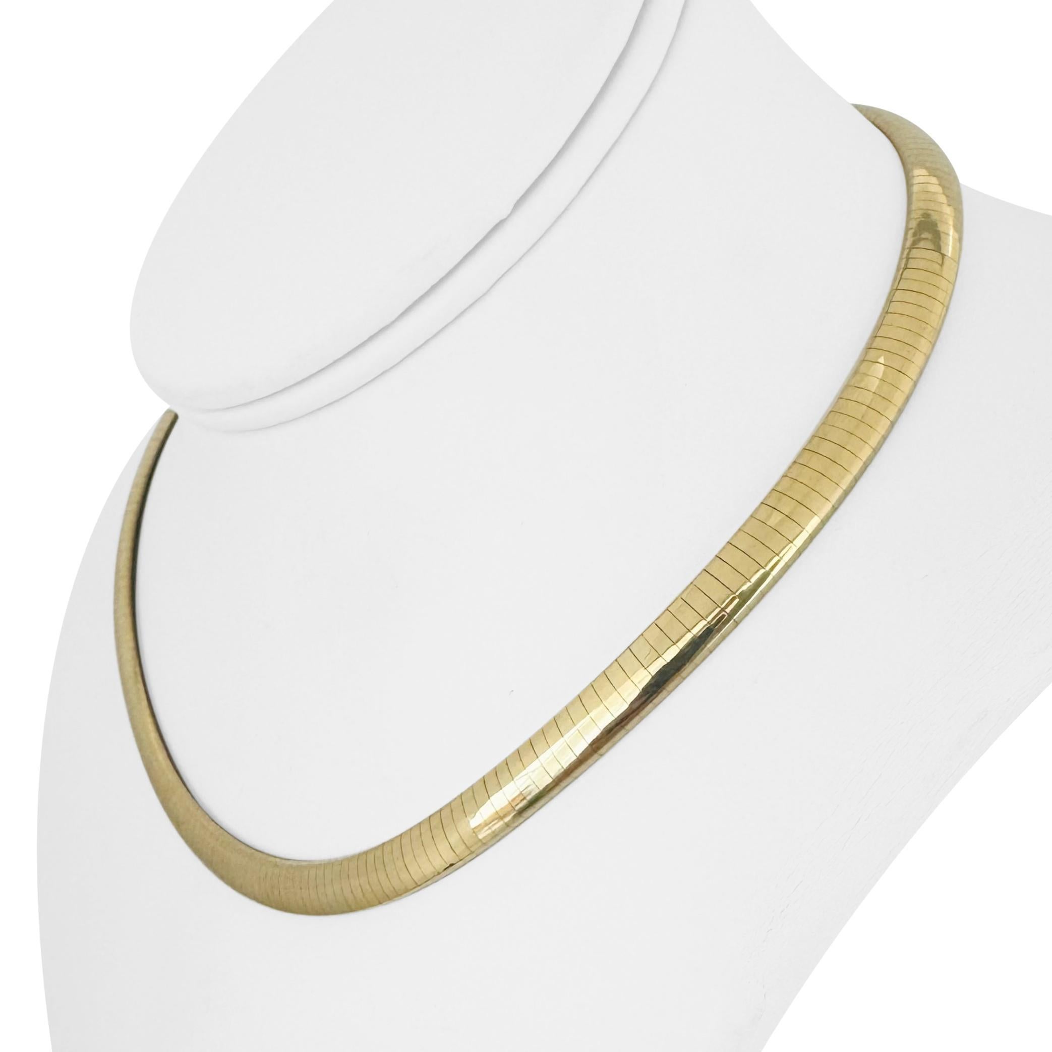 Zustand:  Ausgezeichneter Condit, Professionell gereinigt und poliert
Metall: 14k Gold (markiert und professionell getestet)
Gewicht: 37,1g
Länge: 16 Zoll
Breite: 6 mm
Verschluss: Box Tab Insert mit Sicherheitsverriegelung
Markierungen: 