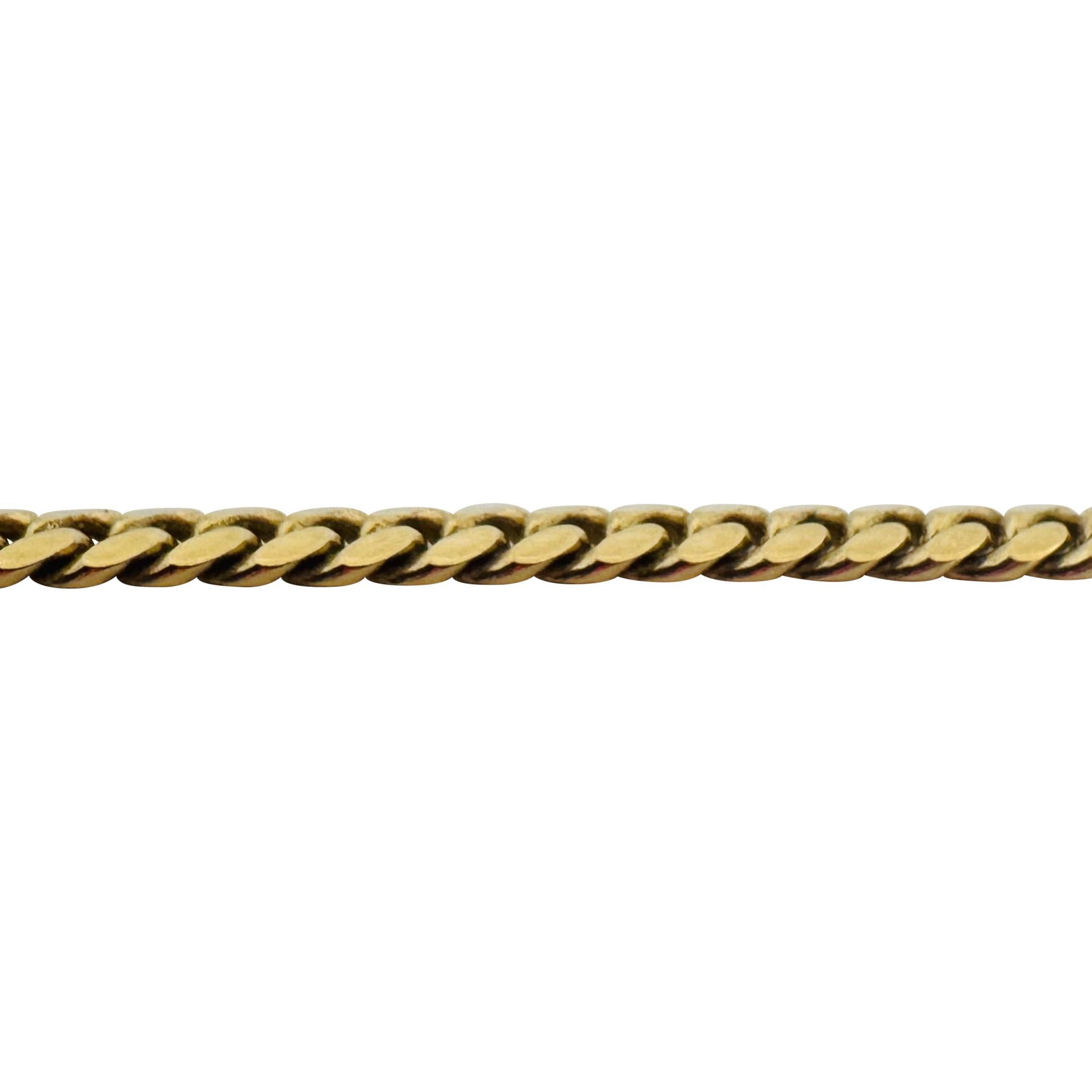 14k Yellow Gold 39.7g Solid Polished 5mm Cuban Link Chain Necklace 20