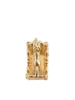 14k Yellow Gold 3D Horse Charm