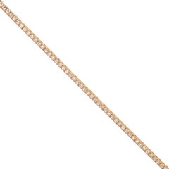 14K Yellow Gold 4-Prong 1.57ct Diamond Tennis Bracelet