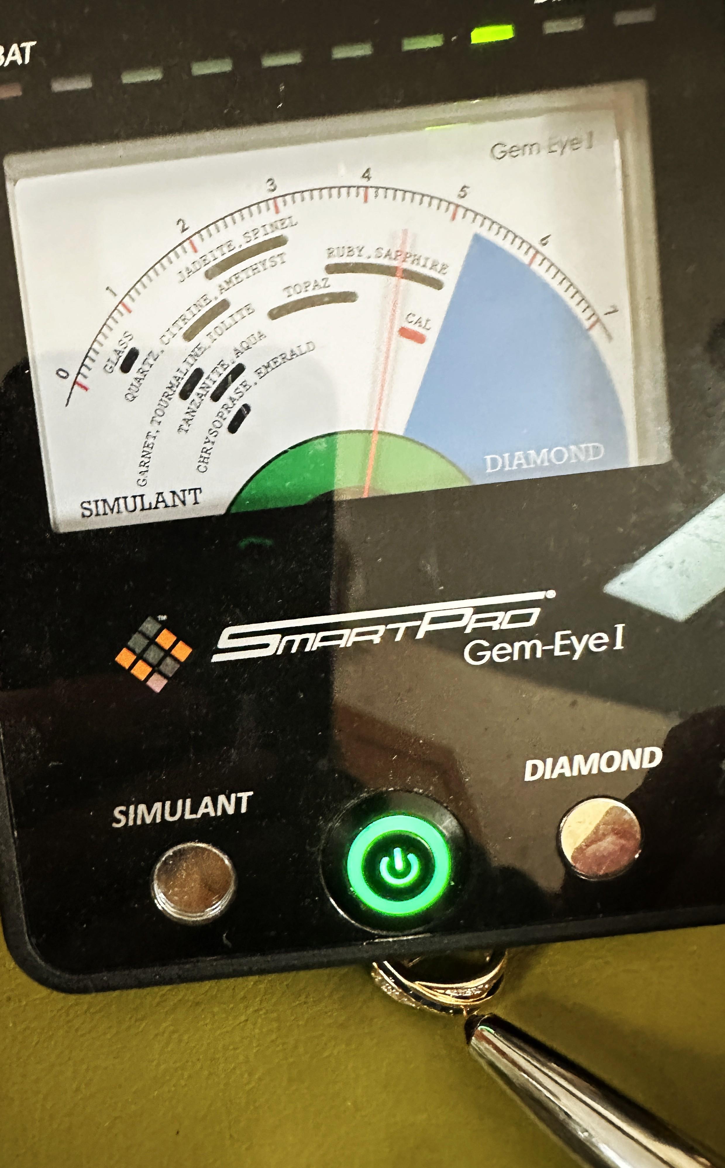 14k Gelbgold .50 Karat Princes Cut Saphir & Diamant Omega Post-Ohrringe 2
