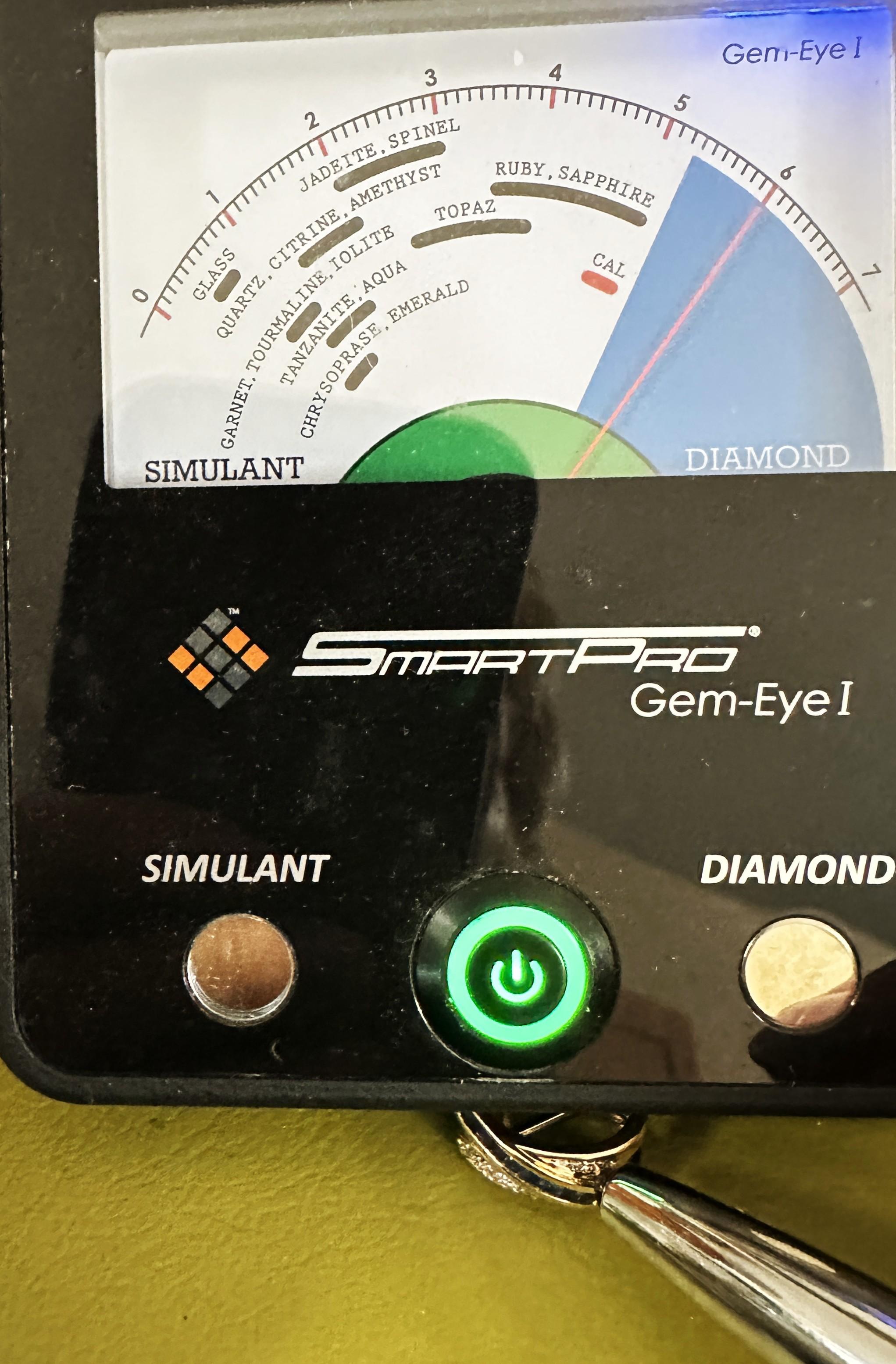 14k Gelbgold .50 Karat Princes Cut Saphir & Diamant Omega Post-Ohrringe 3