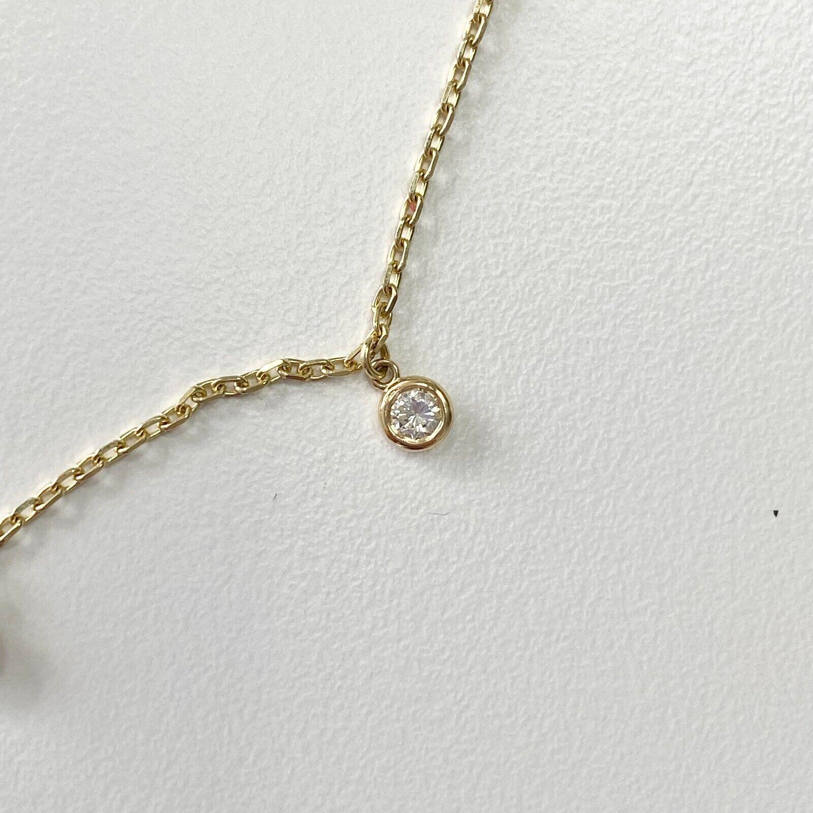 diamond dangle necklace