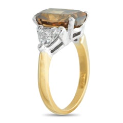 14K Yellow Gold 5.70ct Diamond Ring MF35-021026