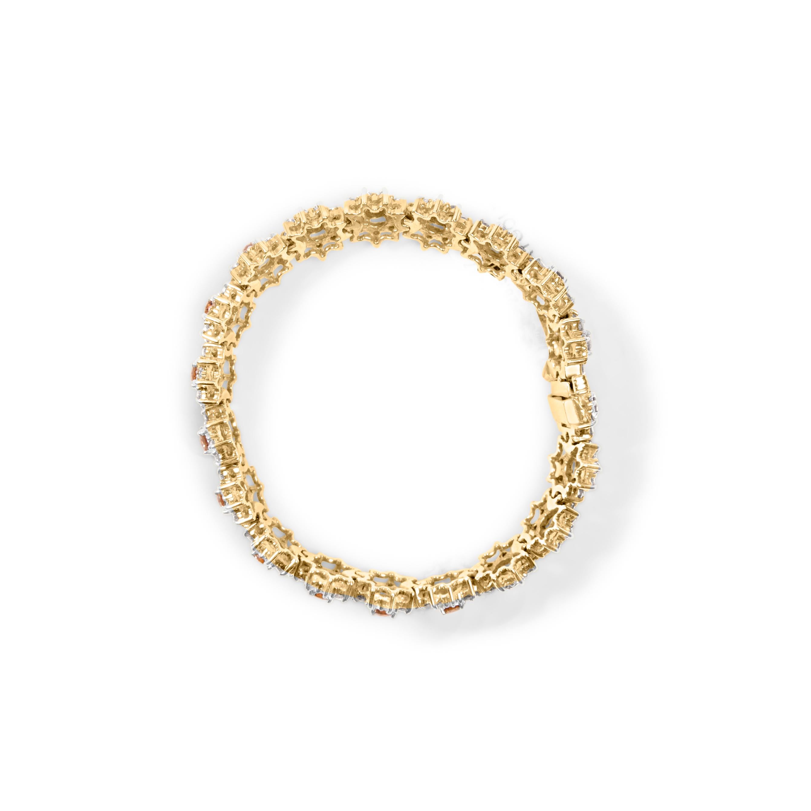 champagne diamond bracelet