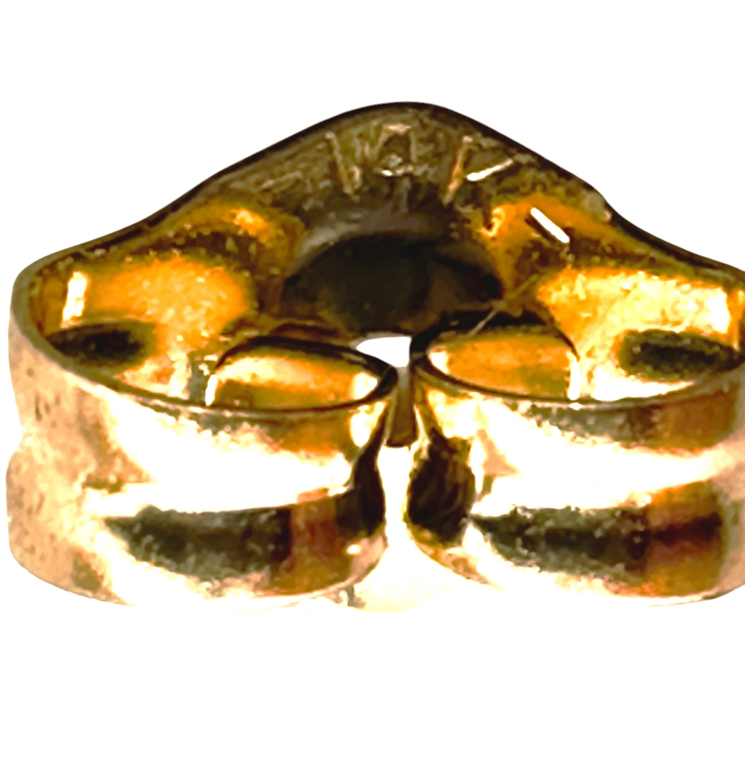 Women's 14K Yellow Gold .86 Carat Citrine & Diamond Stud Earrings