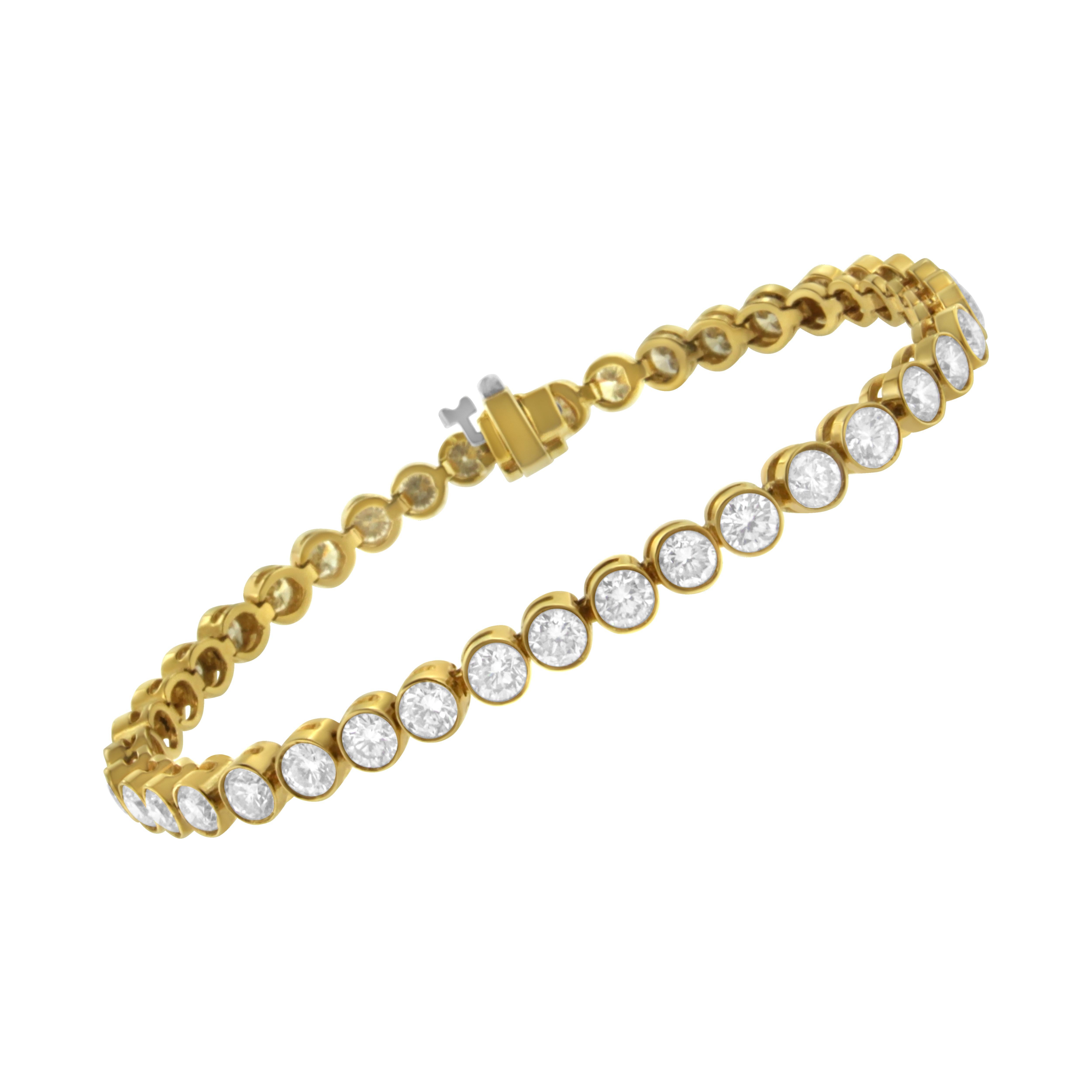 14k white gold tennis bracelet