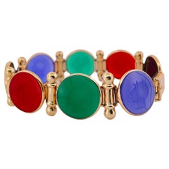 Gold Retro-Armbänder aus Gold