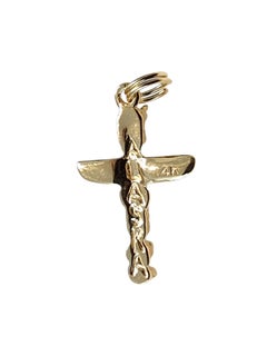 14K Yellow Gold Alaska Totem Pole Charm #25514