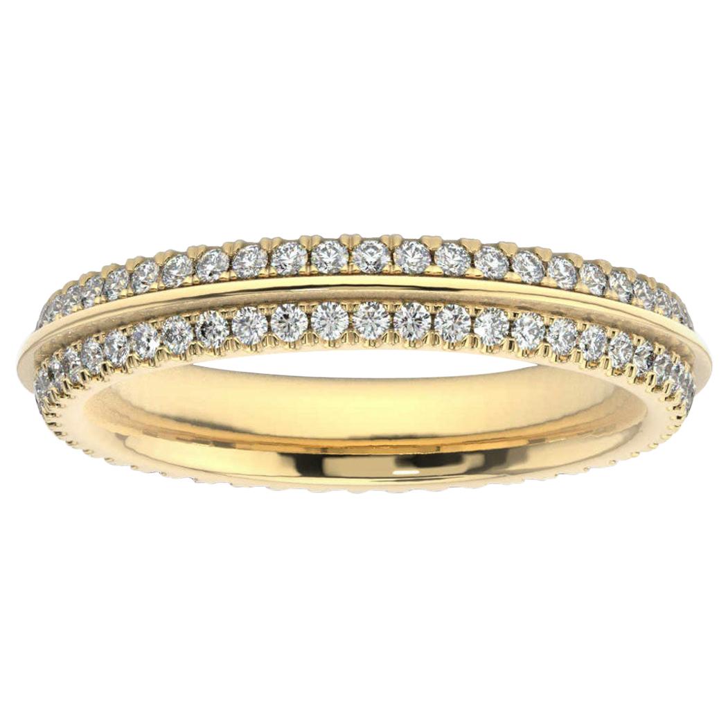 14K Yellow Gold Allier Diamond Eternity Ring '1/2 Ct. Tw' For Sale