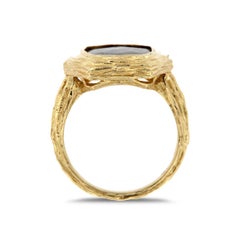 14 Karat Gold Alpinia Salt and Pepper Diamond Organic Ring 'Center- 1.94 Carat'