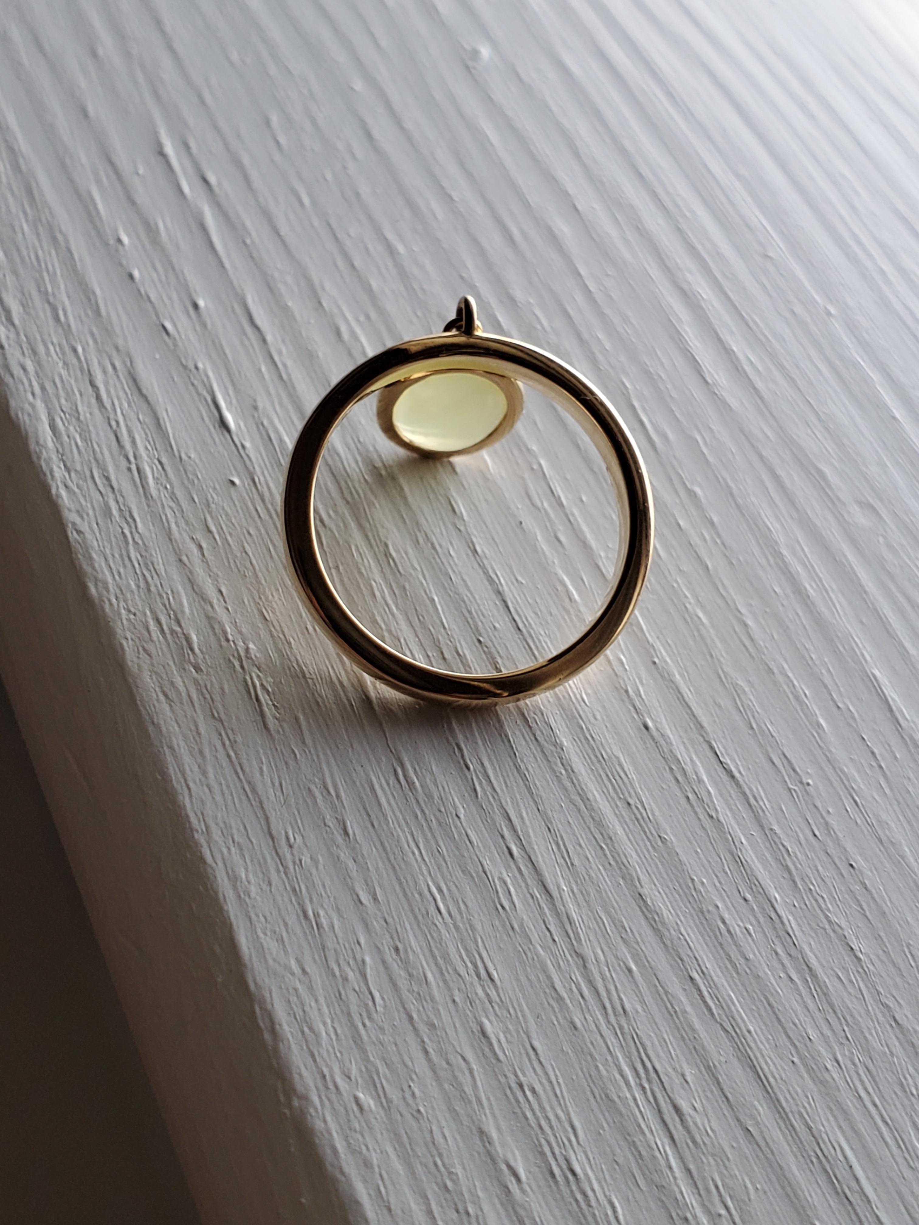 Anello Charme Antiques e oro giallo 14k con sigillo In condizioni Nuovo in vendita a San Diego, CA