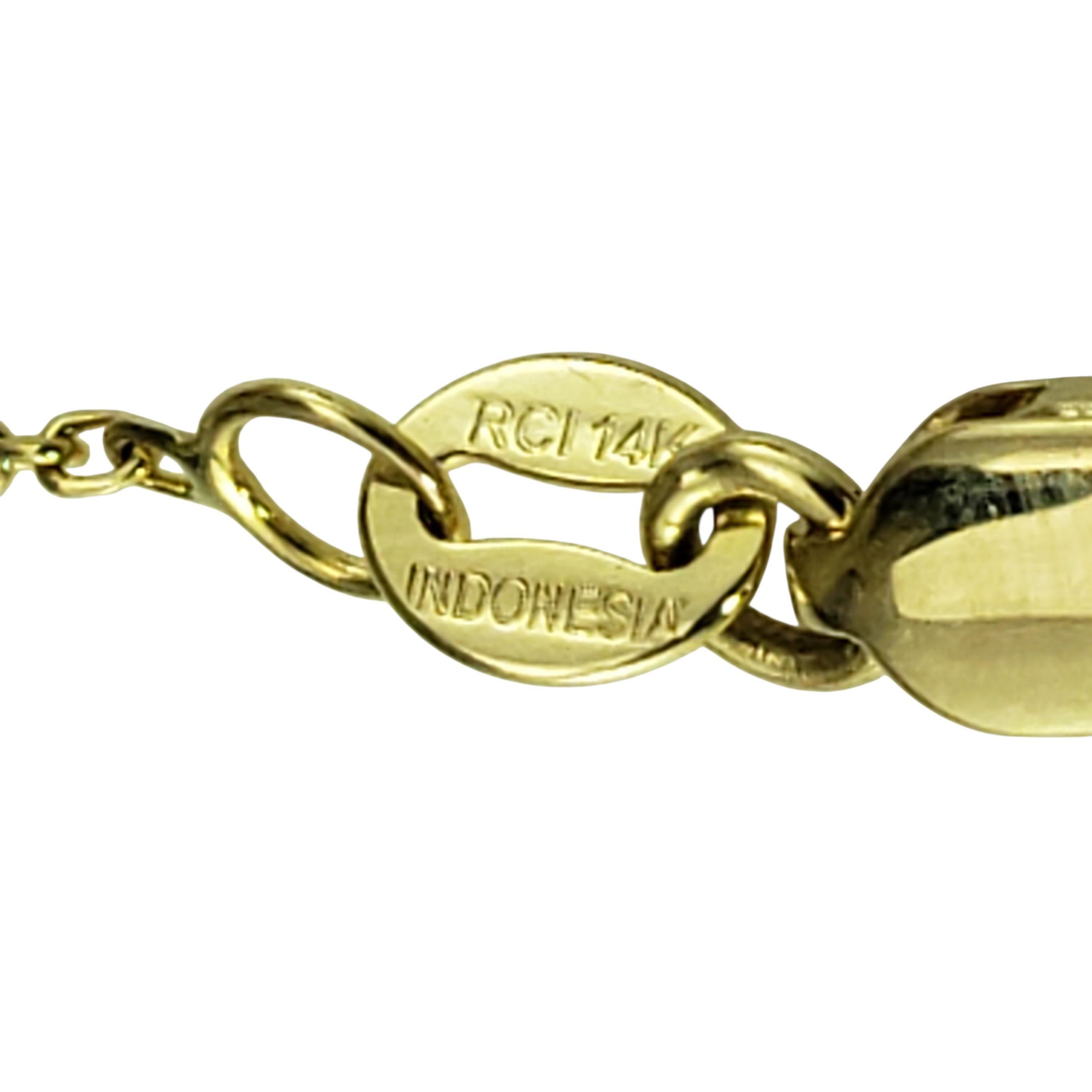 Collana Arrow in oro giallo 14K e diamanti #23190 In condizioni buone in vendita a Washington Depot, CT