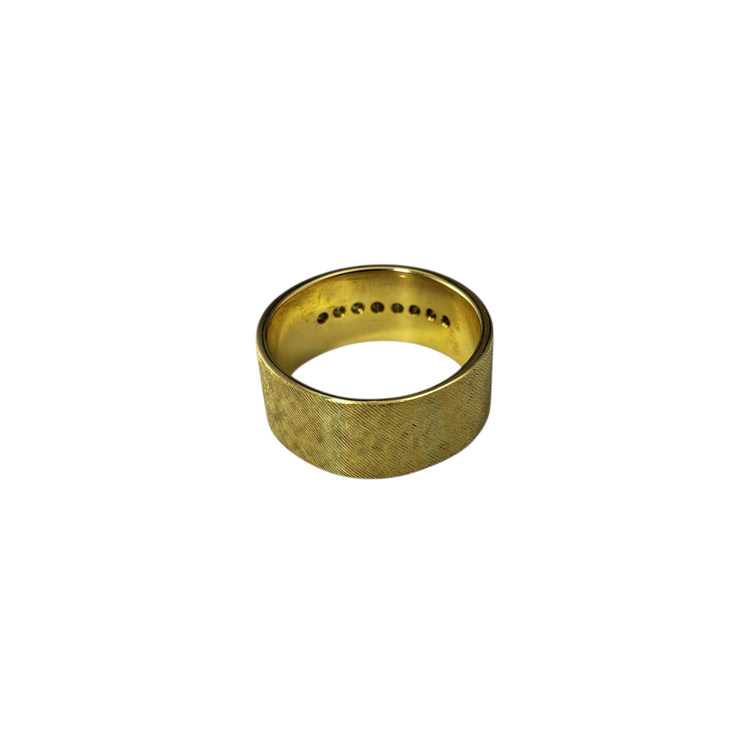 Bague en or jaune 14K et diamant Taille 7.25 #22471 en vente 1