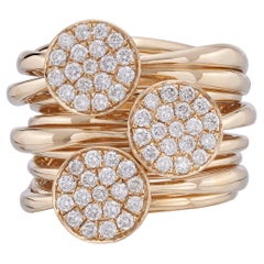 14k Yellow Gold and Diamond Ring