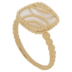 Bague en or jaune 14K et nacre