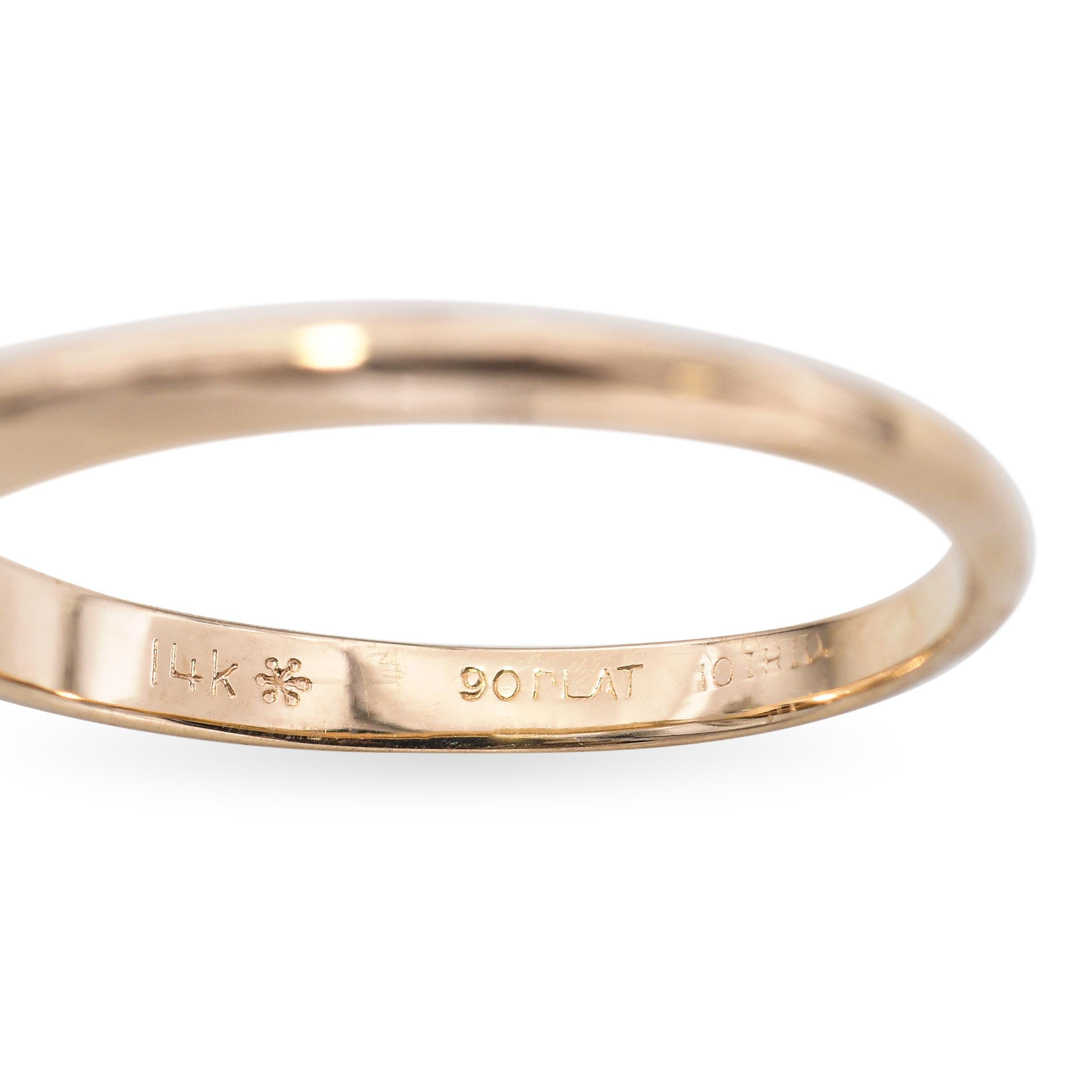 Anillo de compromiso de oro amarillo de 14k y platino GIA G I1 0,76 ct Diamante en forma de pera en venta 2