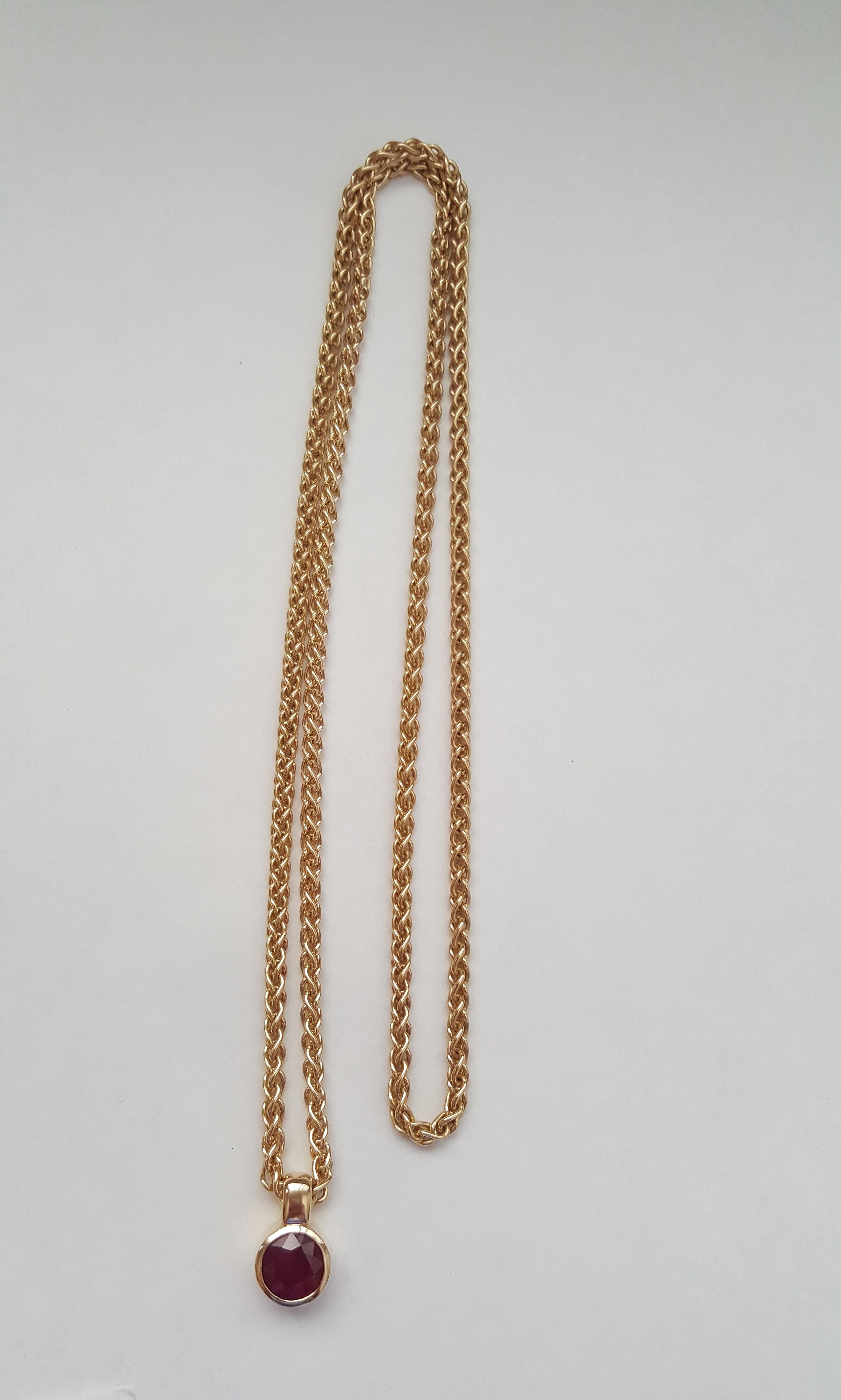 wheat link gold chain