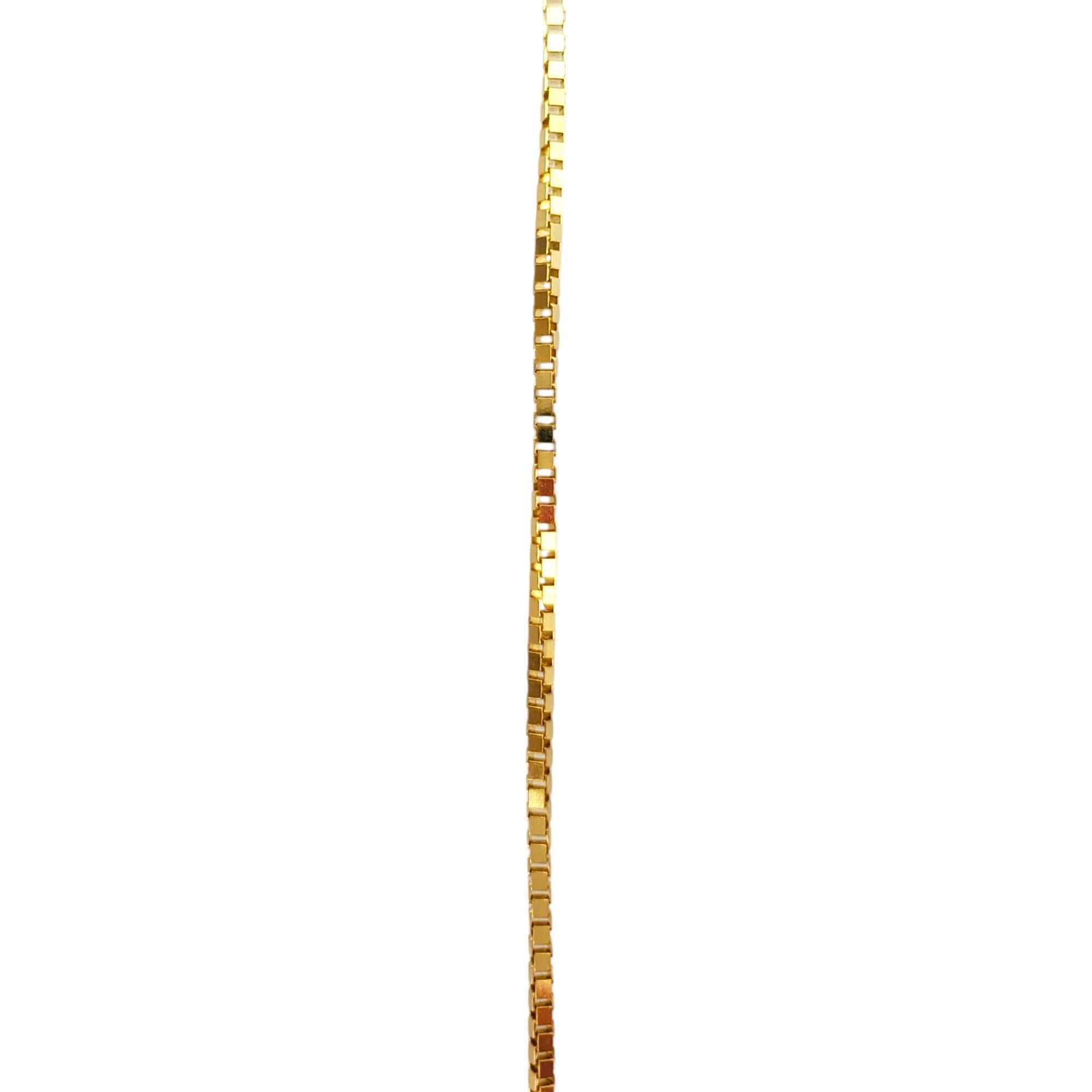 Women's 14K Yellow Gold Angel Circular Pendant Necklace #17288