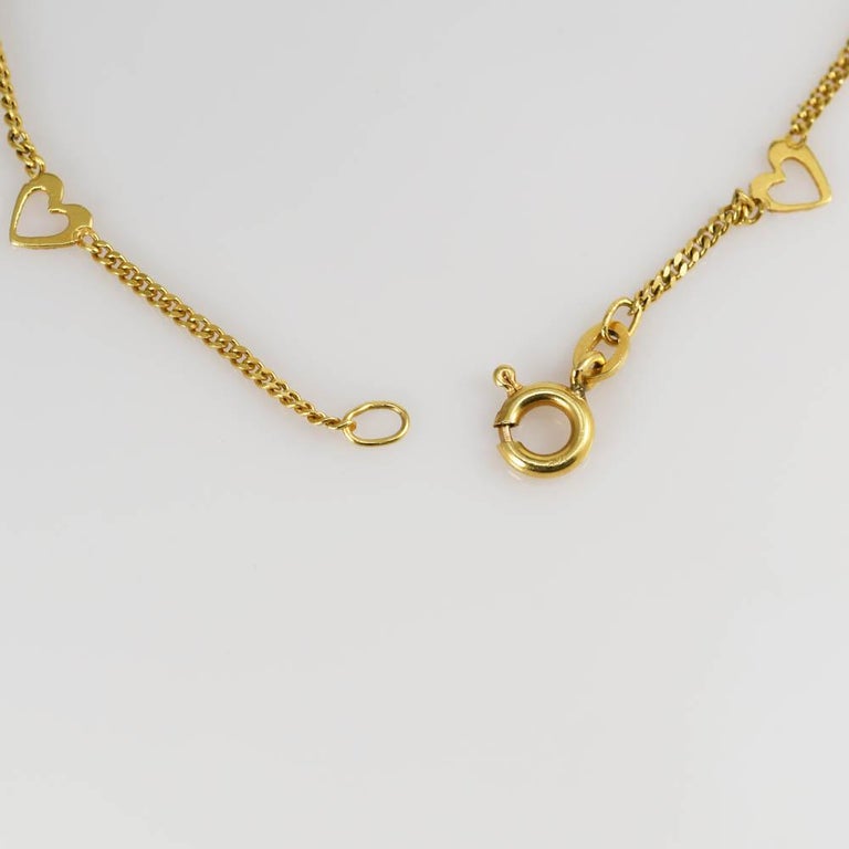 14K Yellow Gold Ankle Bracelet, 1.5gr For Sale at 1stDibs