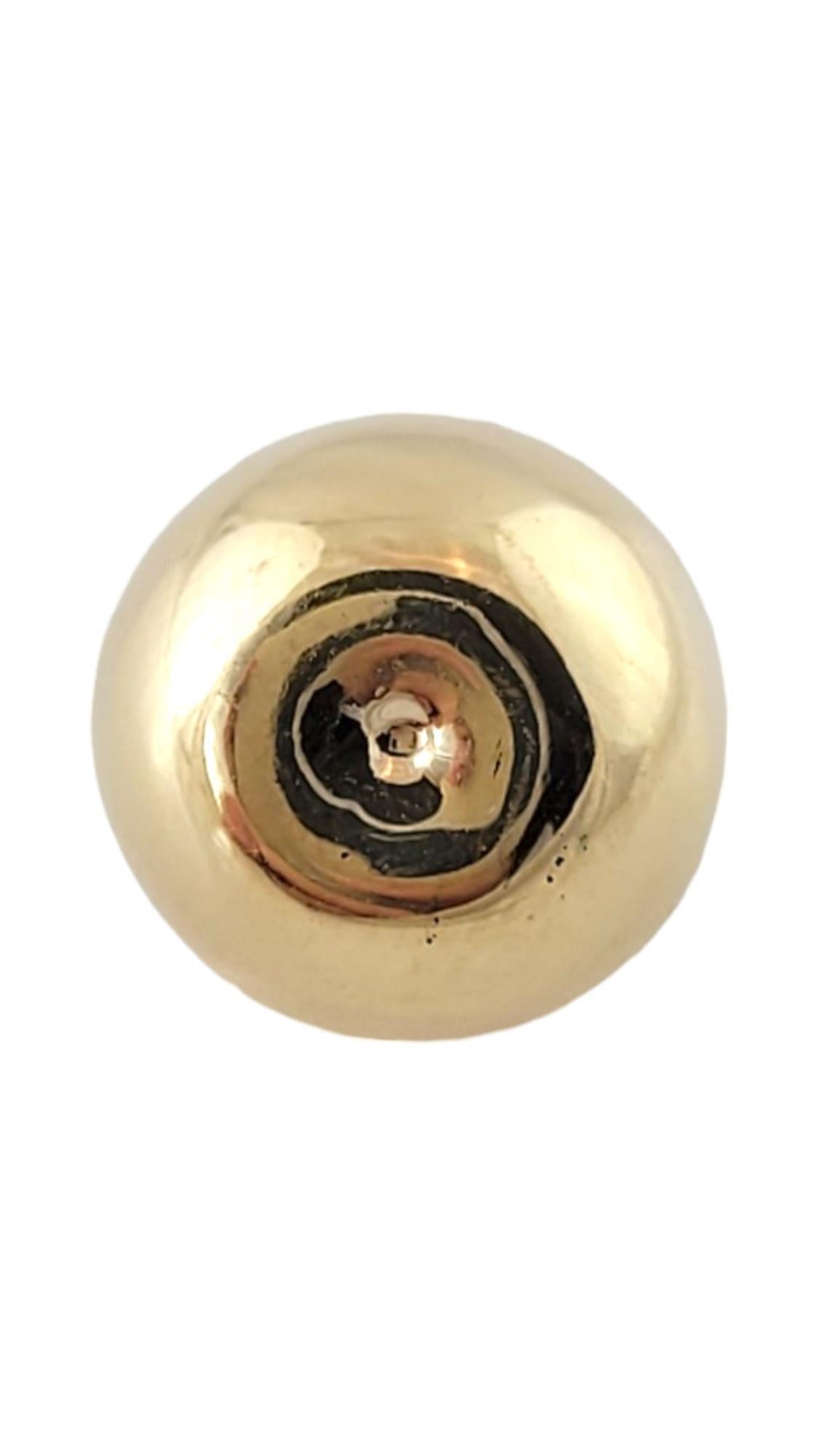 14K Gelbgold Apfelanhänger #17430 Damen