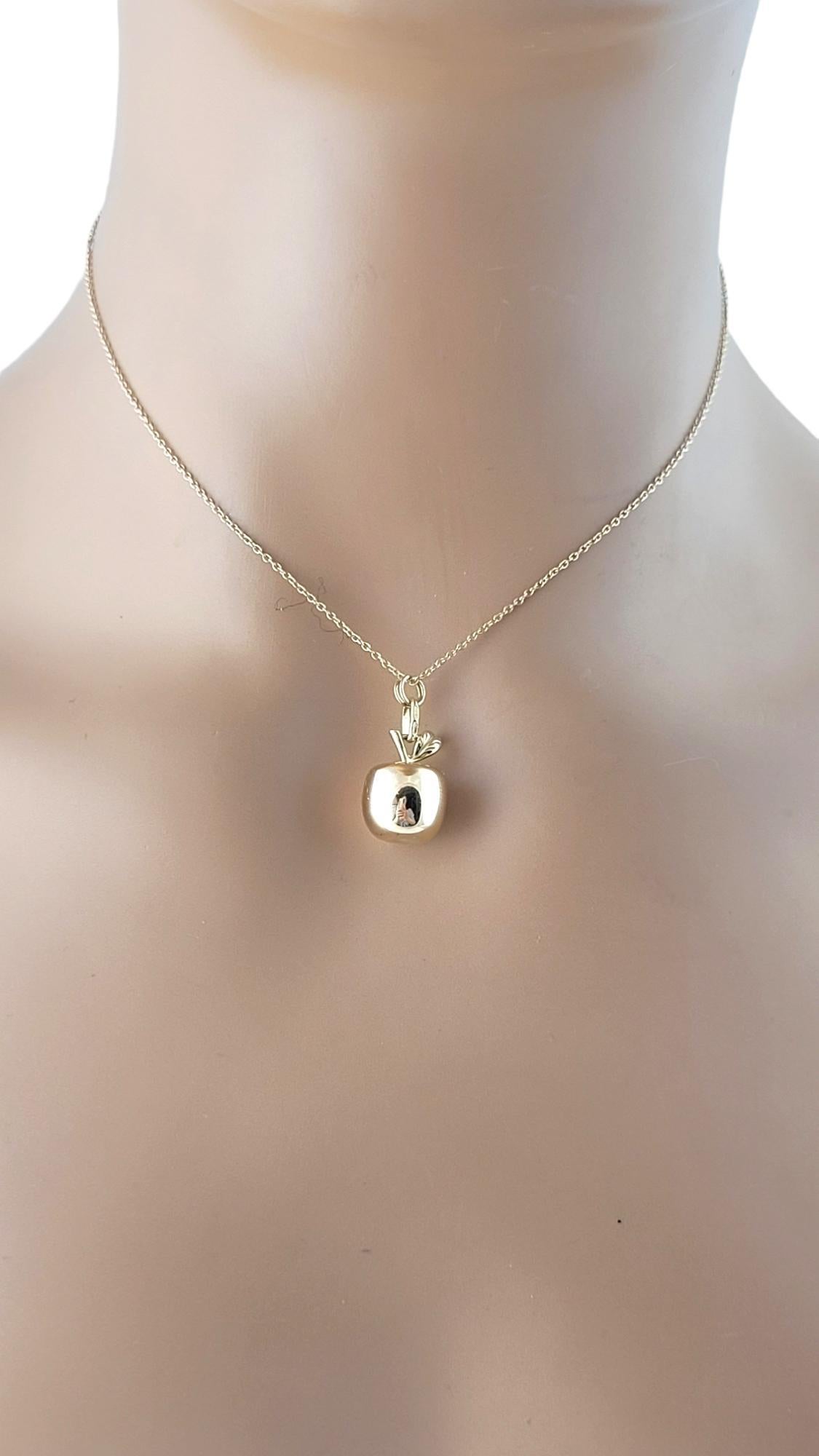 14K Gelbgold Apfelanhänger #17430 4