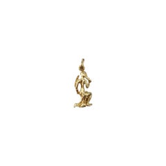 14K Yellow Gold Archer Charm #17434