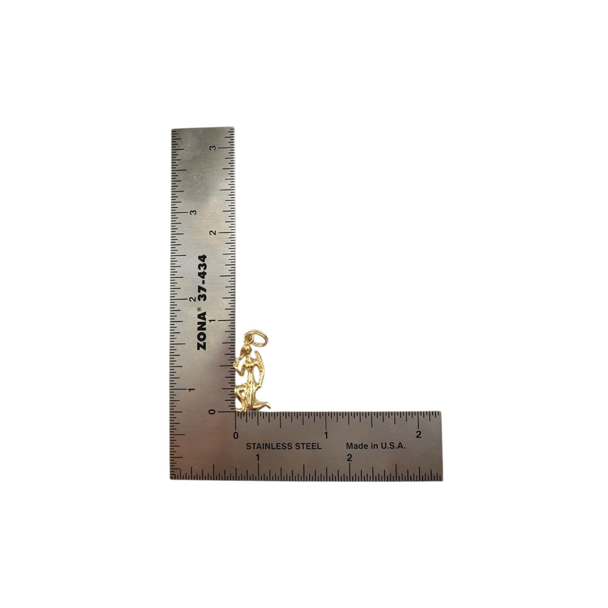14K Yellow Gold Archer Charm #17434 For Sale 3