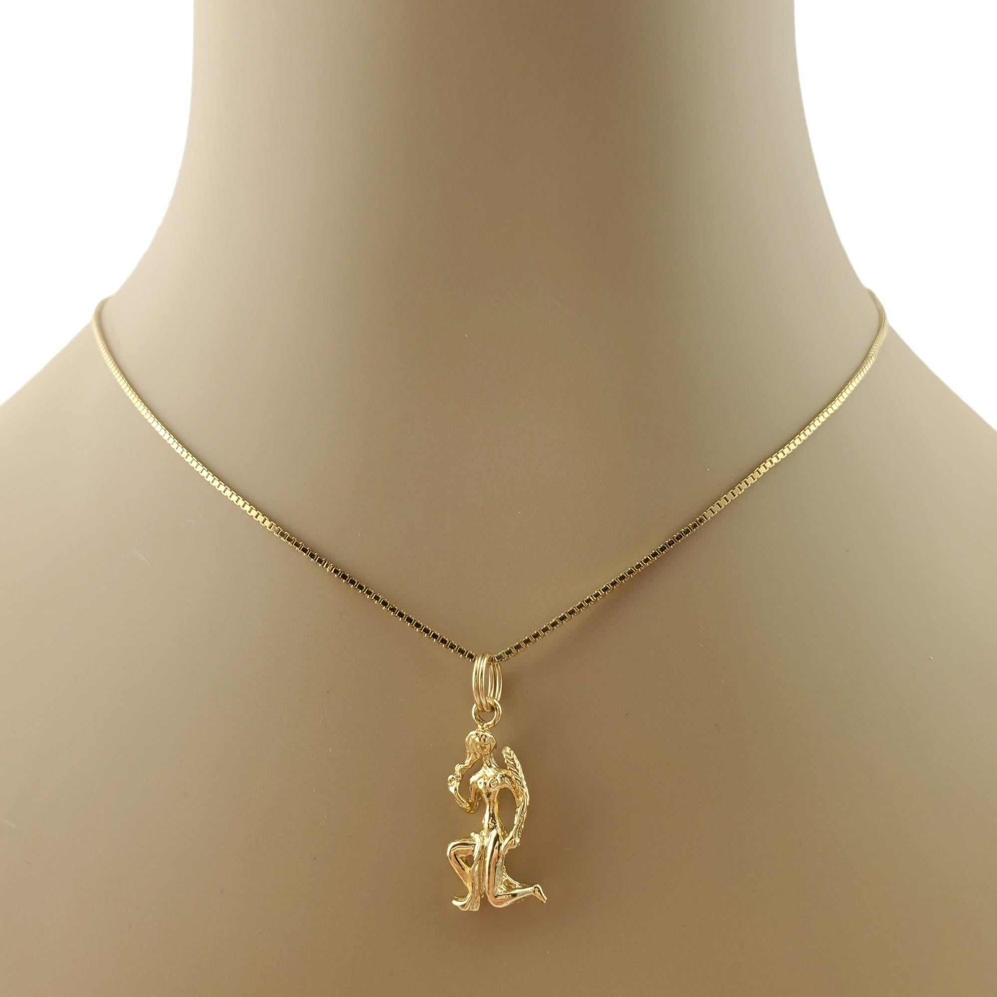 14K Yellow Gold Archer Charm #17434 For Sale 4