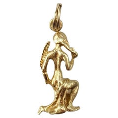 Charm en or jaune 14K Archer #17434