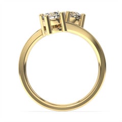14K Yellow Gold Artemis Diamond Ring '4/5 Ct. tw'