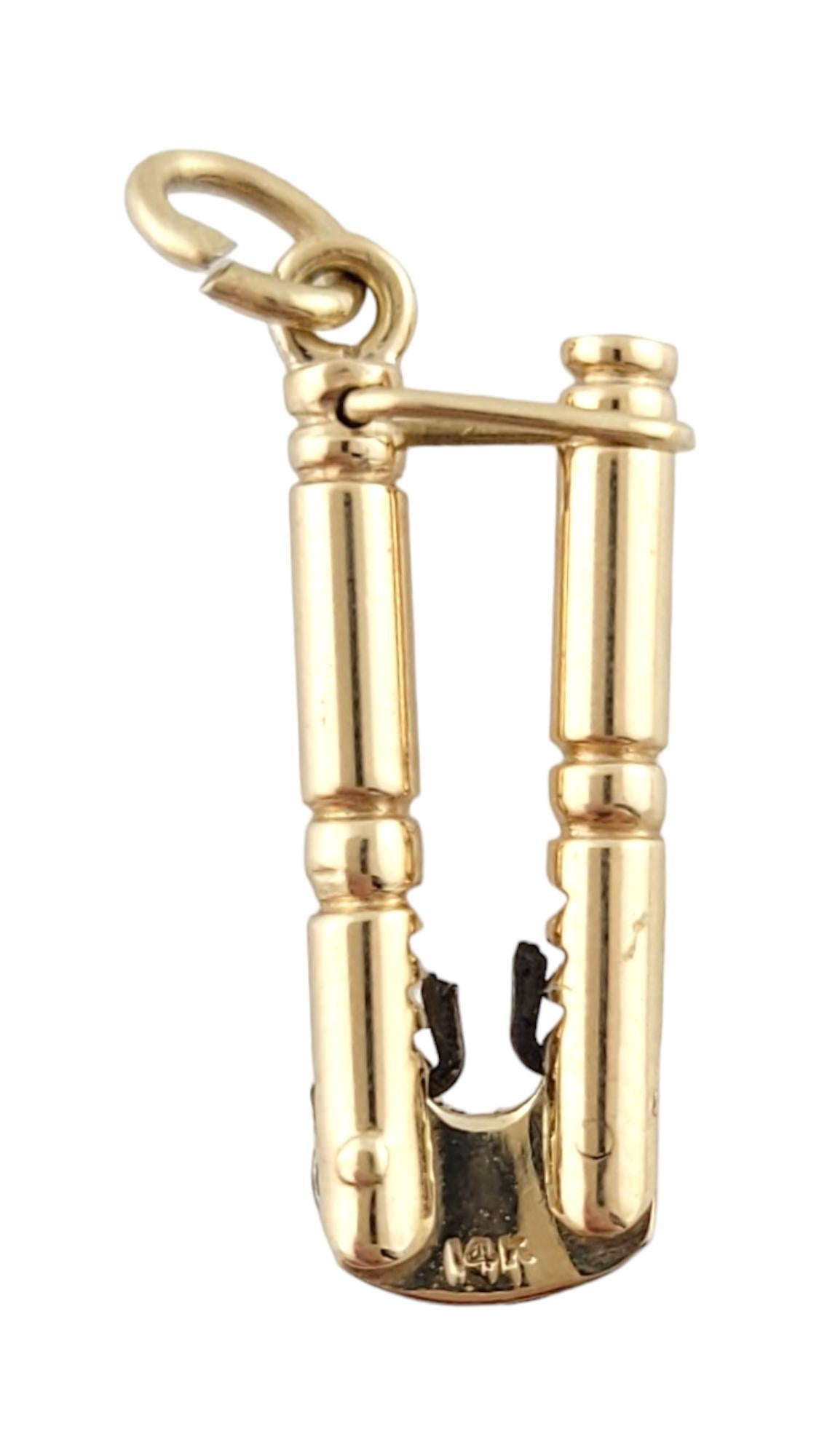 14K Yellow Gold Articulated Nutcracker Charm #16213 For Sale 1
